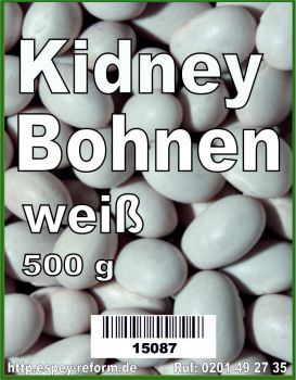 Kidney Bohnen weiß 500 g